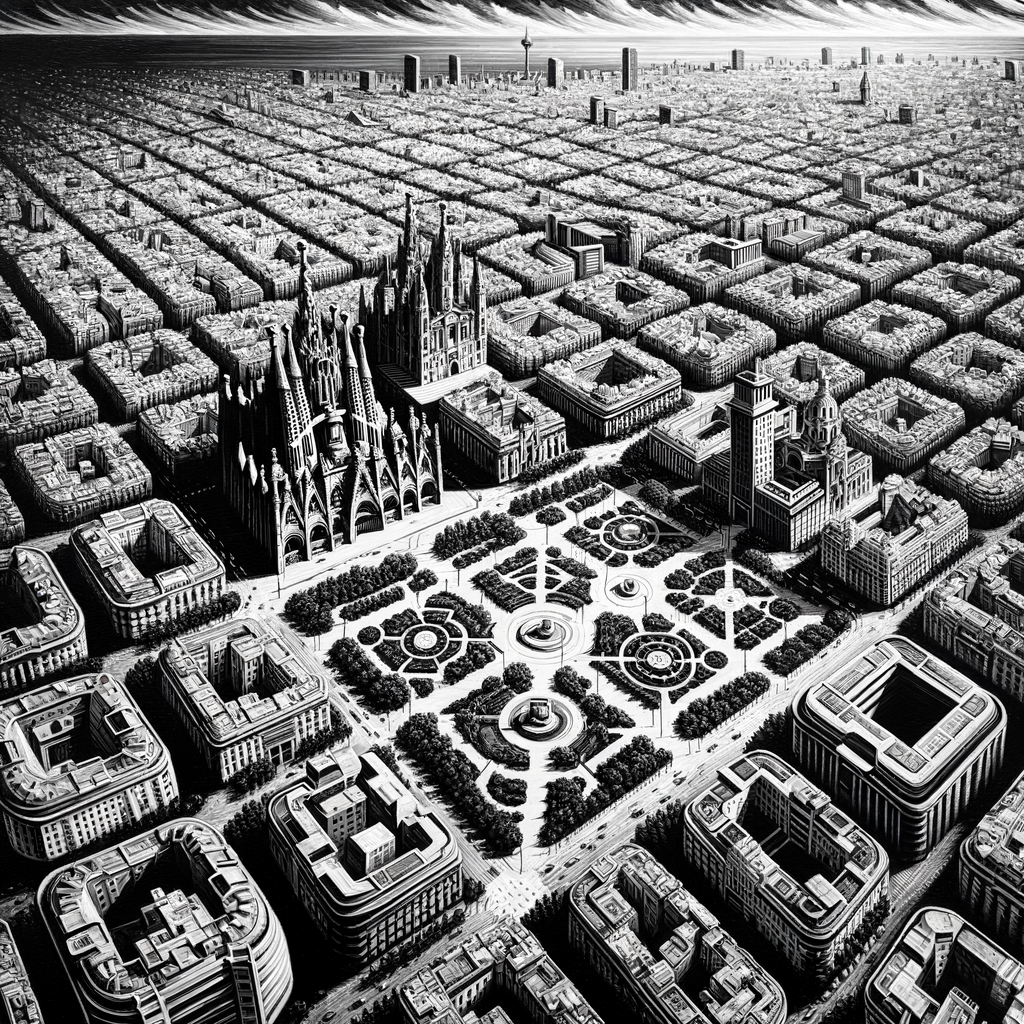 Mix up cities panting art square