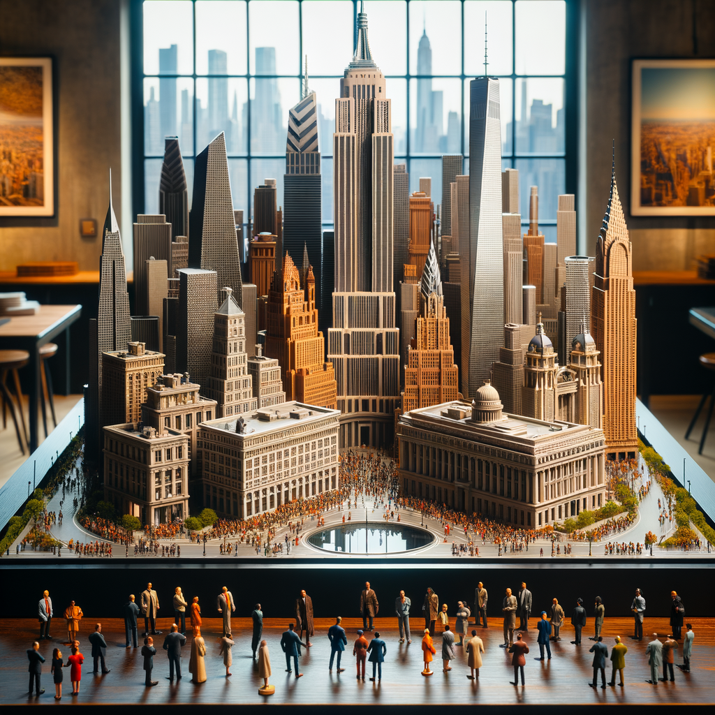 Skyline figure of New York City